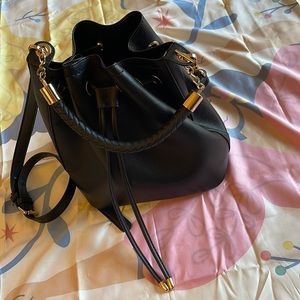 Black Bucket Bag